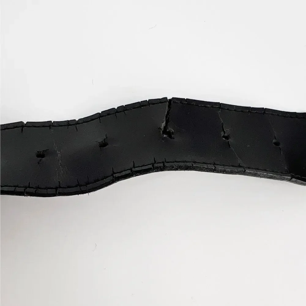 90s Express black suede belt 1990s vintage